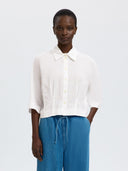 Linnenmix blouse cleo