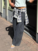 Donkere barrel jeans aalthea