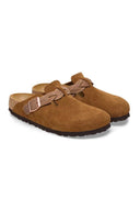 Bruine clogs boston braided