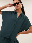 Viscose blouse barley