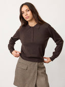 Fijngebreide polo knit corycc