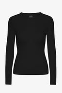 Organic longsleeve met rib