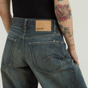 Grijsblauwe wide leg jeans roxx