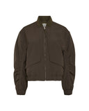 Donkerbruine bomber jacket kosher