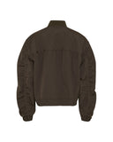 Donkerbruine bomber jacket kosher