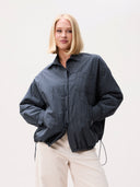 Blauw geruite jasje