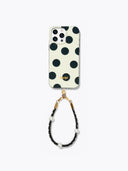 Iphone telefoonhoesje ivory polkadot