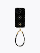 Iphone telefoonhoesje black polkadot