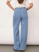 Blauwe jeans met print antocc