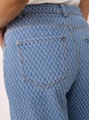 Blauwe jeans met print antocc
