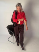 Bordeaux geruite broek hanoi