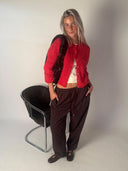 Bordeaux geruite broek hanoi