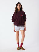 Oversized bordeaux sweater atubay