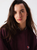 Oversized bordeaux sweater atubay