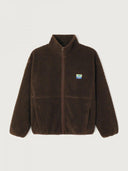 Donkerbruine teddy jacket hoktown