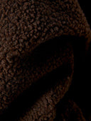 Donkerbruine teddy jacket hoktown