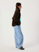 Donkerbruine teddy jacket hoktown