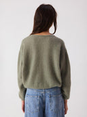 Groen wollen vest vitow