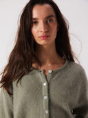 Groen wollen vest vitow