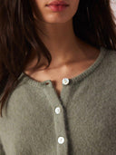Groen wollen vest vitow