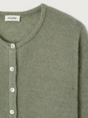 Groen wollen vest vitow