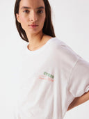 Wit t-shirt met aardbei apoly
