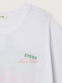 Wit t-shirt met aardbei apoly