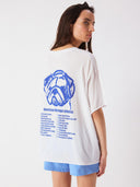 Wit t-shirt met print apoly