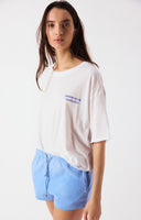 Wit t-shirt met print apoly
