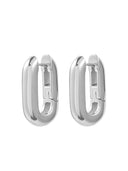 Cleo hoop earrings silver