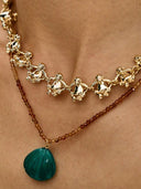 Hessonite Gemstone Necklace