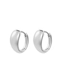 Juno hoop earrings silver