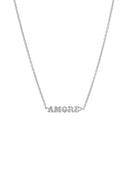 Amore necklace silver