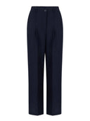 Moore pleated pants Naval