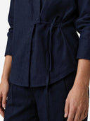 Donkerblauwe blouse naima