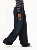 Donkere barrel jeans aalthea