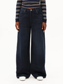 Donkere barrel jeans aalthea