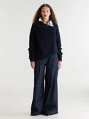 Donkerblauwe trui dorry