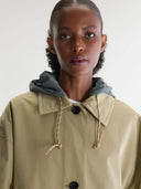 Beige trenchcoat hearty