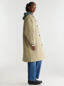 Beige trenchcoat hearty