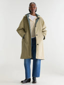 Beige trenchcoat hearty