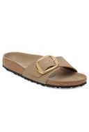 Lichtbruine slipper madrid big buckle