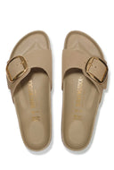 Lichtbruine slipper madrid big buckle