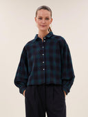 Geruite blouse sarah