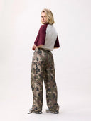 Barrel fit camo jogger