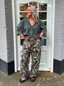 Barrel fit camo jogger