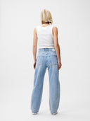 Lichtblauwe jeans super barrel fit