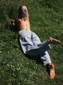 Lichtblauwe jeans super barrel fit