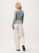 Grijze rib longsleeve
