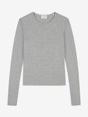 Grijze rib longsleeve